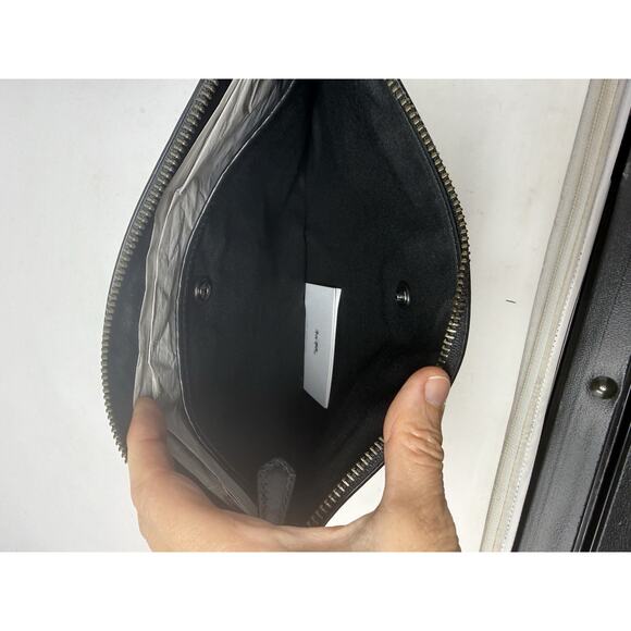 Coach Large Pouch With Vintage Coach Motif white blue - Picture 4 of 5